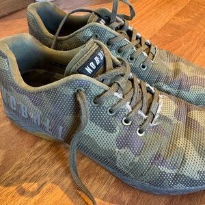 NOBULL Men's Green Camo Trainers